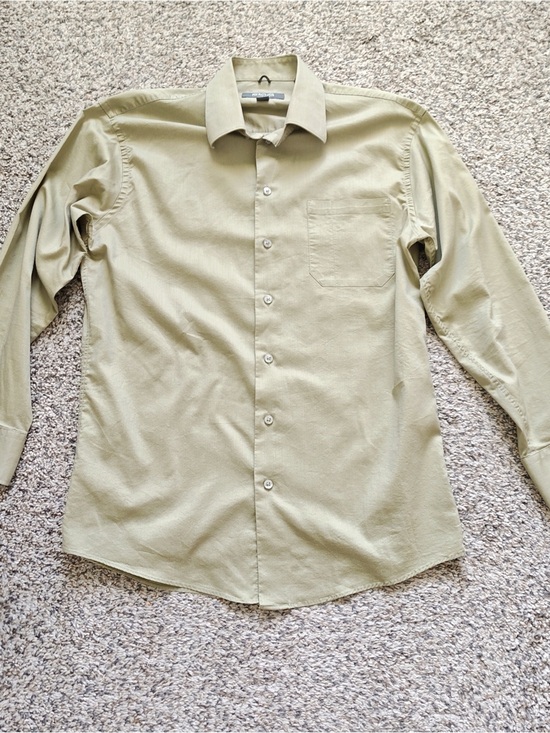Calvin Klein Other - Calvin Klein Olive Button-Down Long  Sleeve Shirt